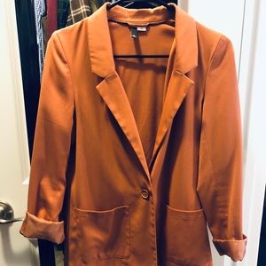 H&M Divided Blazer one button Rust Orange